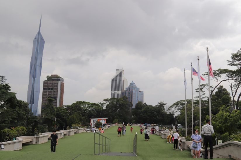 Kuala Lumpur: Kulisse vor dem KL-Tower