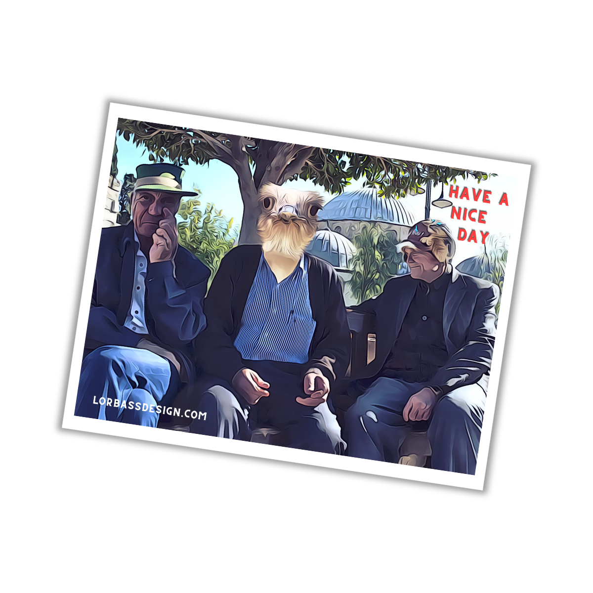 Komik kartpostal: 3 tuhaf adam